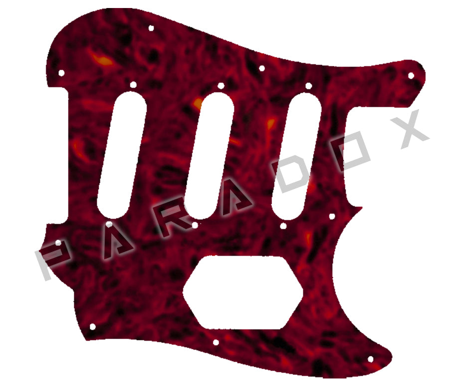 Custom Pickguard For 2020 - 2024 Made in China Squier By Fender Cyclone Paranormal S-S-S
