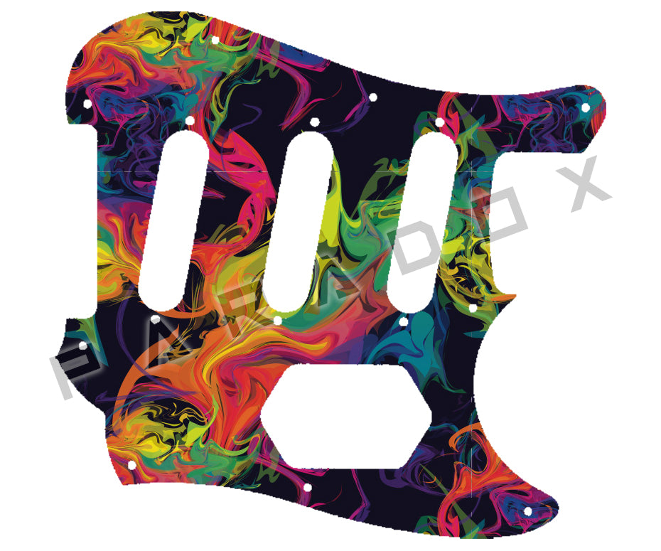 Custom Pickguard For 2020 - 2024 Made in China Squier By Fender Cyclone Paranormal S-S-S
