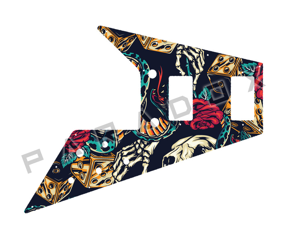 Custom Pickguard For 2002-2012 Made in America Gibson Flying V