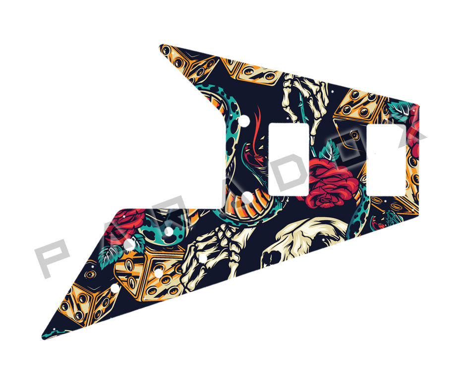 Custom Pickguard For 1990 - 2002 Made in America Gibson Flying V '67