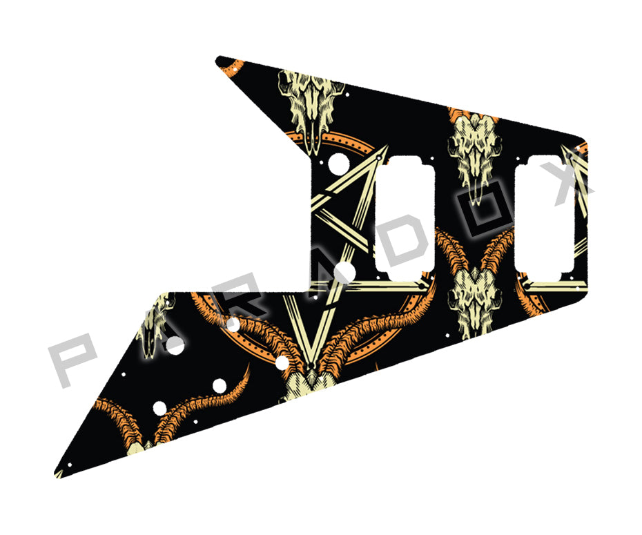 Custom Pickguard For 2021 - 2024 Made in America Gibson Flying V 70's Edition