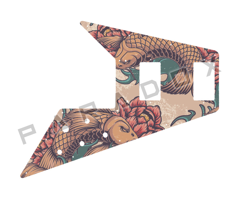 Custom Pickguard For 2014 Made in America Gibson Custom Shop 1967 Benchmark Flying V