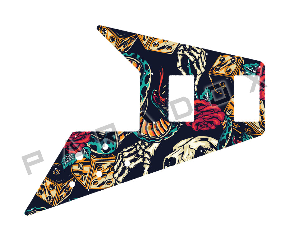 Custom Pickguard For 2014 Made in America Gibson Custom Shop 1967 Benchmark Flying V