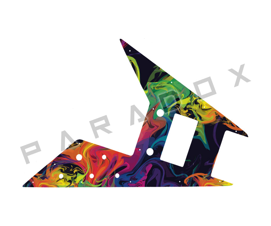 Custom Pickguard For 2016 Made In Korea Dean Michael Schenker Retro Flying V