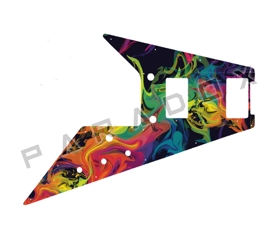Custom Pickguard For 2019-2020 Made in China Epiphone Dave Rude Signature Flying V