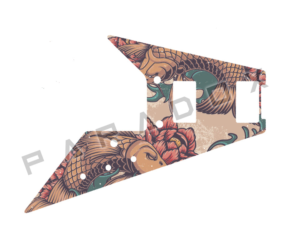 Custom Pickguard For 2019-2020 Made in China Epiphone Dave Rude Signature Flying V