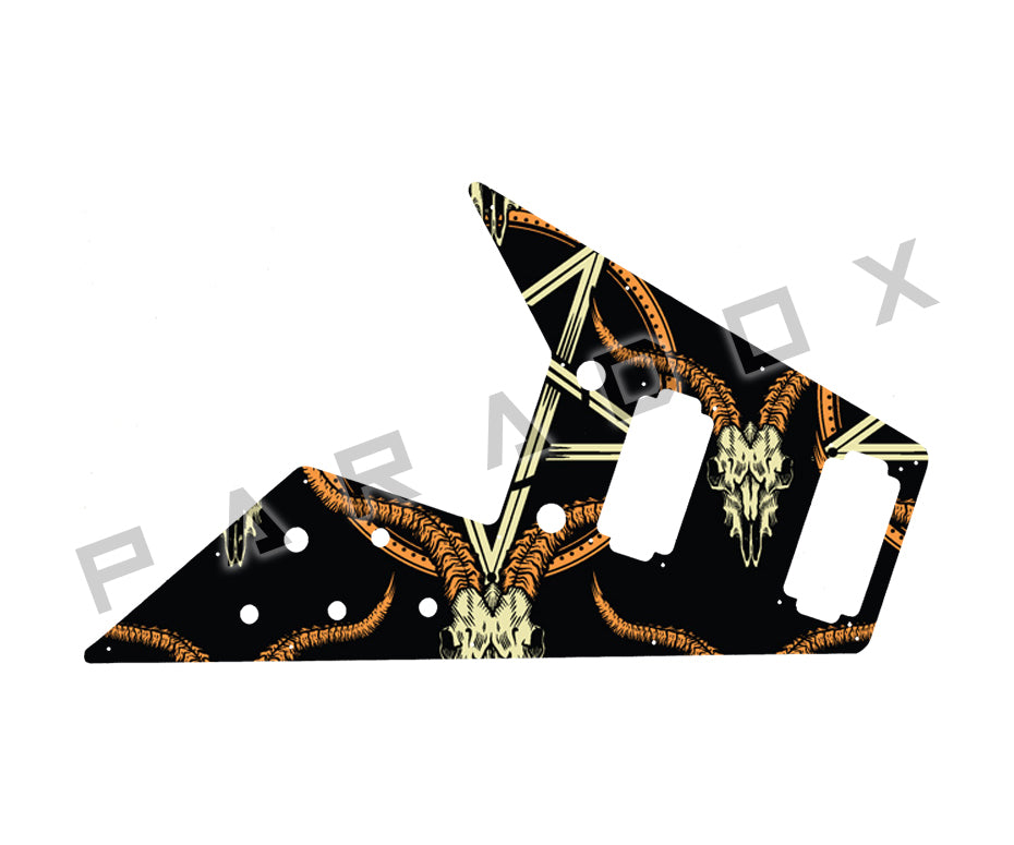 Custom Pickguard For 2110 - 2024 Made in China Epiphone Kirk Hammett '79 Flying V
