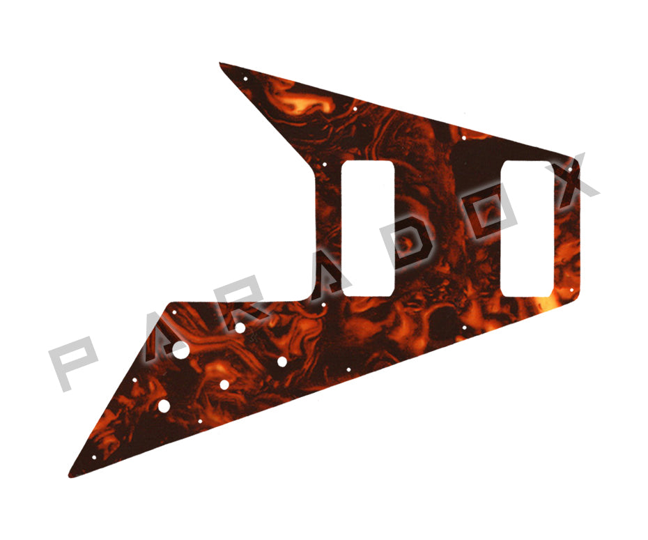 Custom Pickguard For 1998 Made in Korea Epiphone Flying V Bass