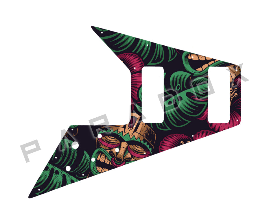 Custom Pickguard For 1998 Made in Korea Epiphone Flying V Bass
