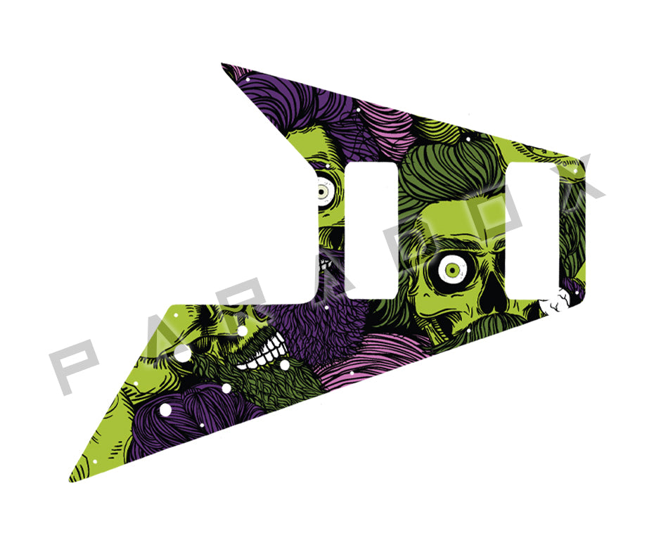 Custom Pickguard For 1998 Made in Korea Epiphone Flying V Bass