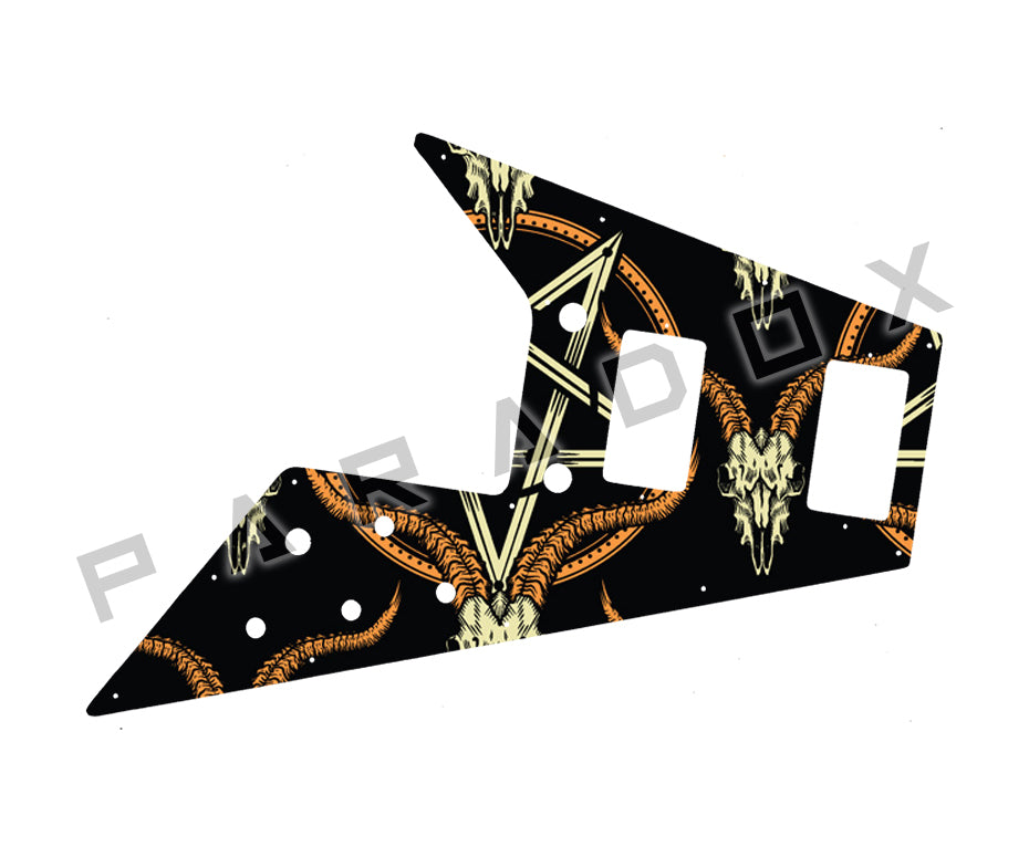 Custom Pickguard For 2002 - 2012 Made in America Gibson Flying V Faded