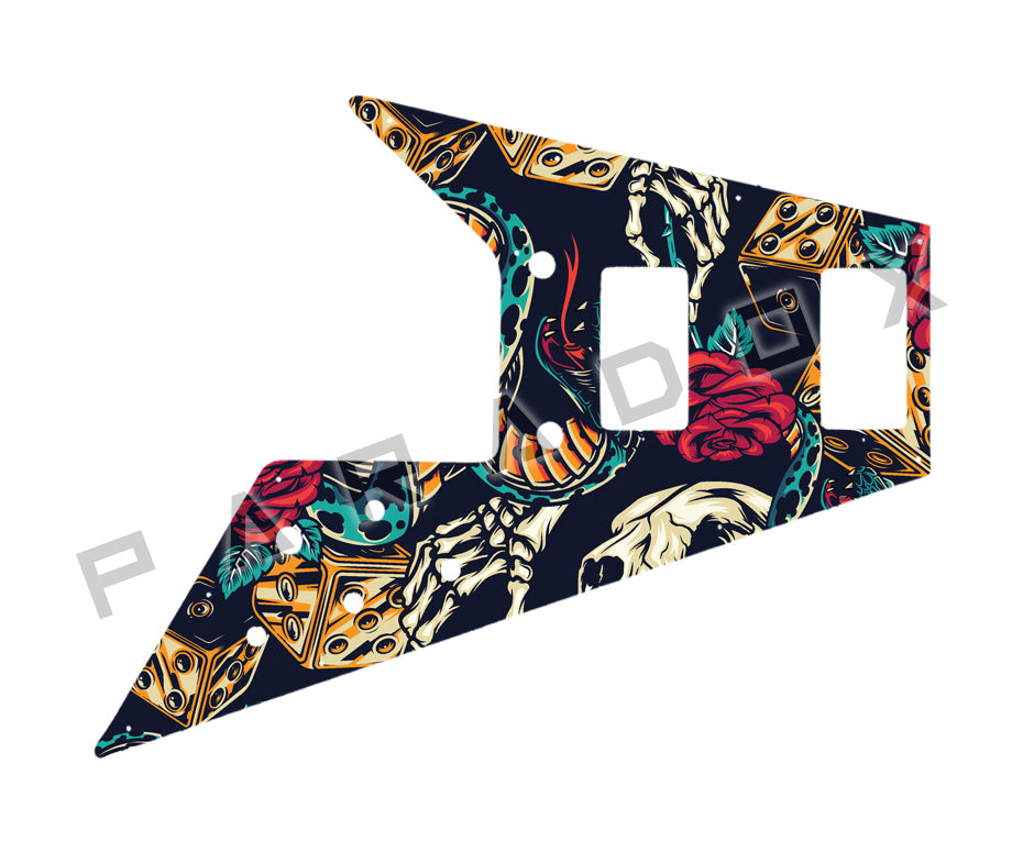 Custom Pickguard For 1989 - 2014 Made in America Gibson Flying V '67 reissue