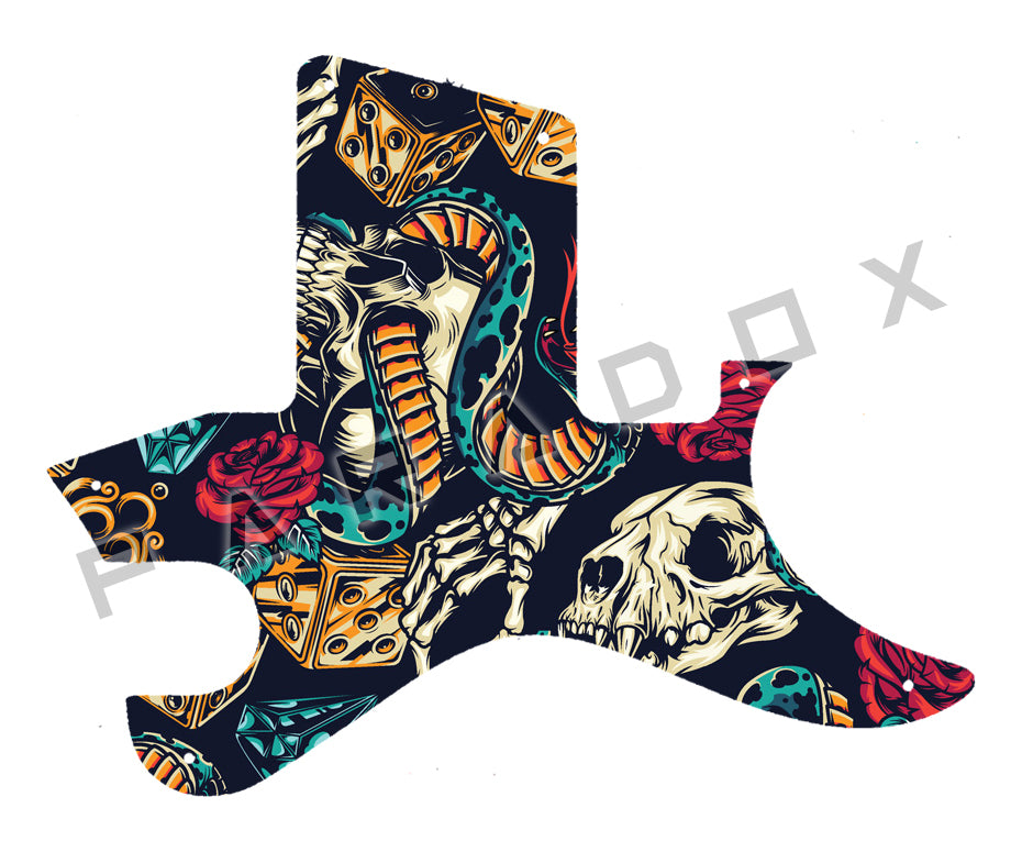 Custom Pickguard For 2012 Made in Sweden Johan Gustavsson Fullerblaster