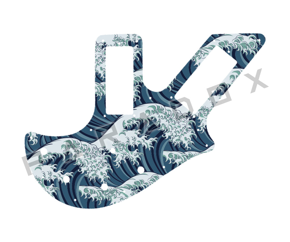 Custom Pickguard For 1981 - 1986 Made in America Gibson Victory Artist Bass