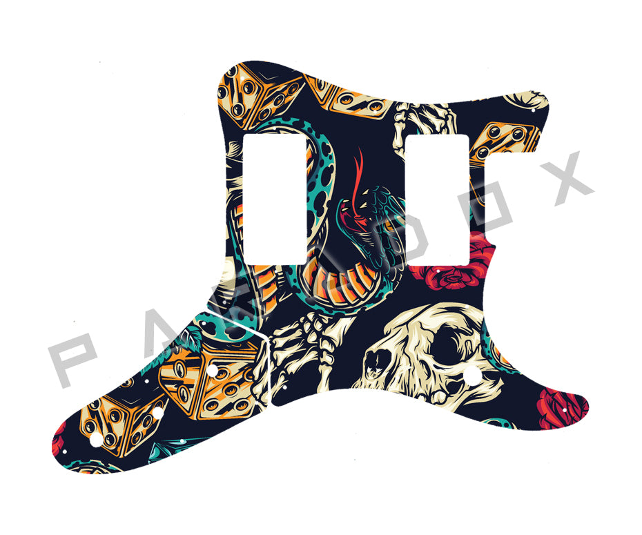 Custom Pickguard For 1971 - 1972 Made in Japan Ibanez 2020 Two Pieces