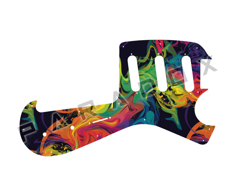 Custom Pickguard For 2011 - 2014 Made in China Ibanez FRM100-MST Paul Gilbert Signature Fireman