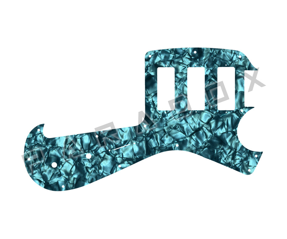Custom Pickguard For 2021 - 2025 Made in Japan Ibanez FRM300-PR Paul Gilbert Signature Fireman