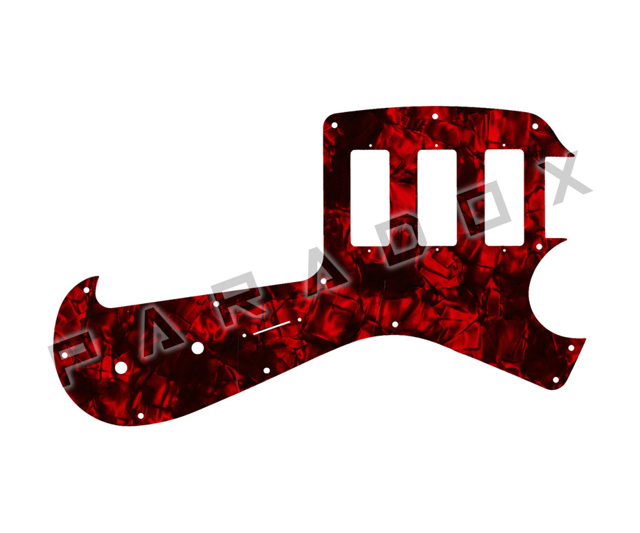 Custom Pickguard For 2021 - 2025 Made in Japan Ibanez FRM300-PR Paul Gilbert Signature Fireman
