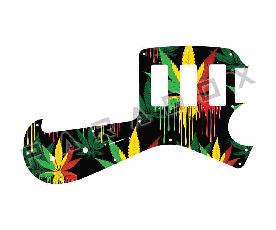 Custom Pickguard For 2021 - 2025 Made in Japan Ibanez FRM300-PR Paul Gilbert Signature Fireman