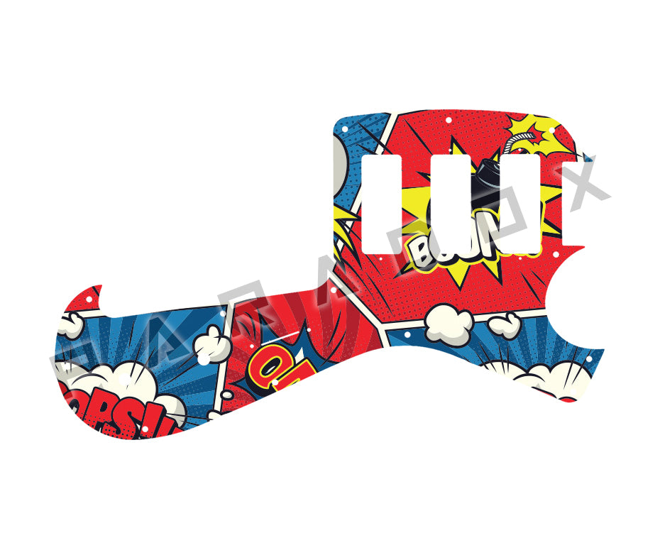 Custom Pickguard For 2021 - 2025 Made in Japan Ibanez FRM300-PR Paul Gilbert Signature Fireman