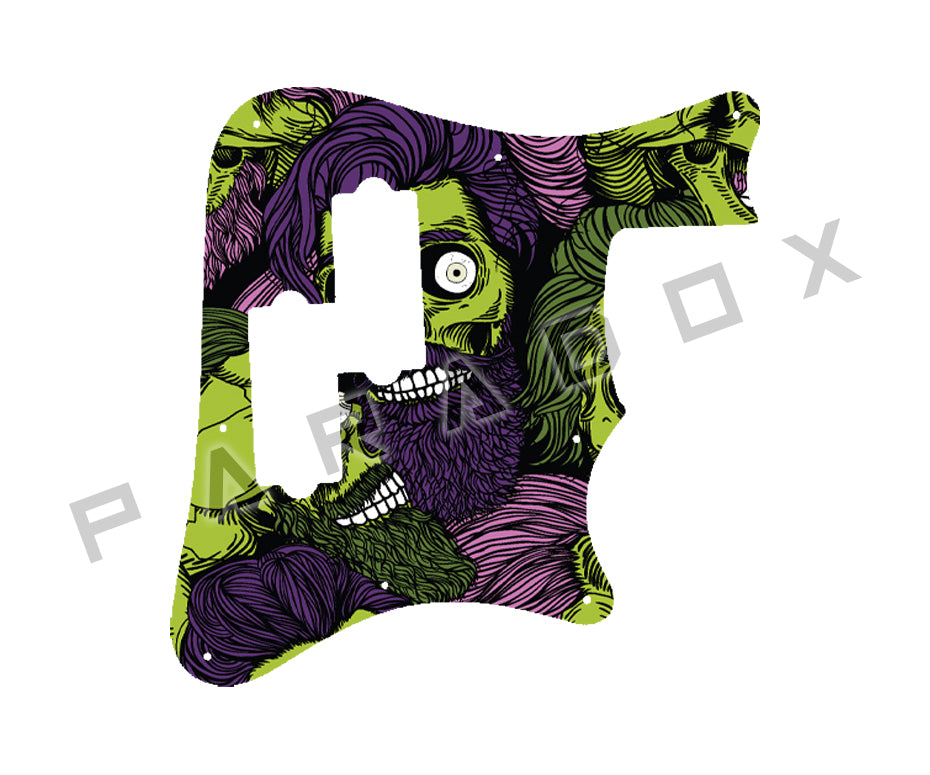 Custom Pickguard For 2019-2024 Made in Indonesia By Ibanez SRMD200 Mezzo Medium Scale 4-String Bass