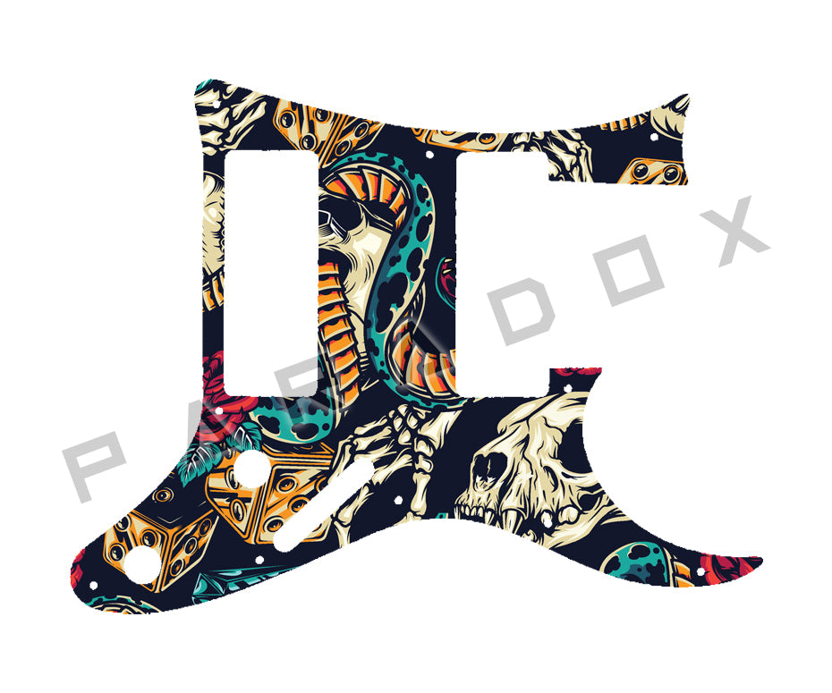 Custom Pickguard For 2012-2021 Made in Indonesia By Ibanez RG-8 H-H 8-String