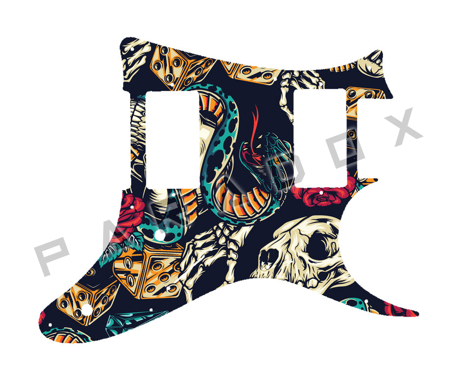 Custom Pickguard For 1994 - 1998 Made in Indonesia By Ibanez RX20 H-H