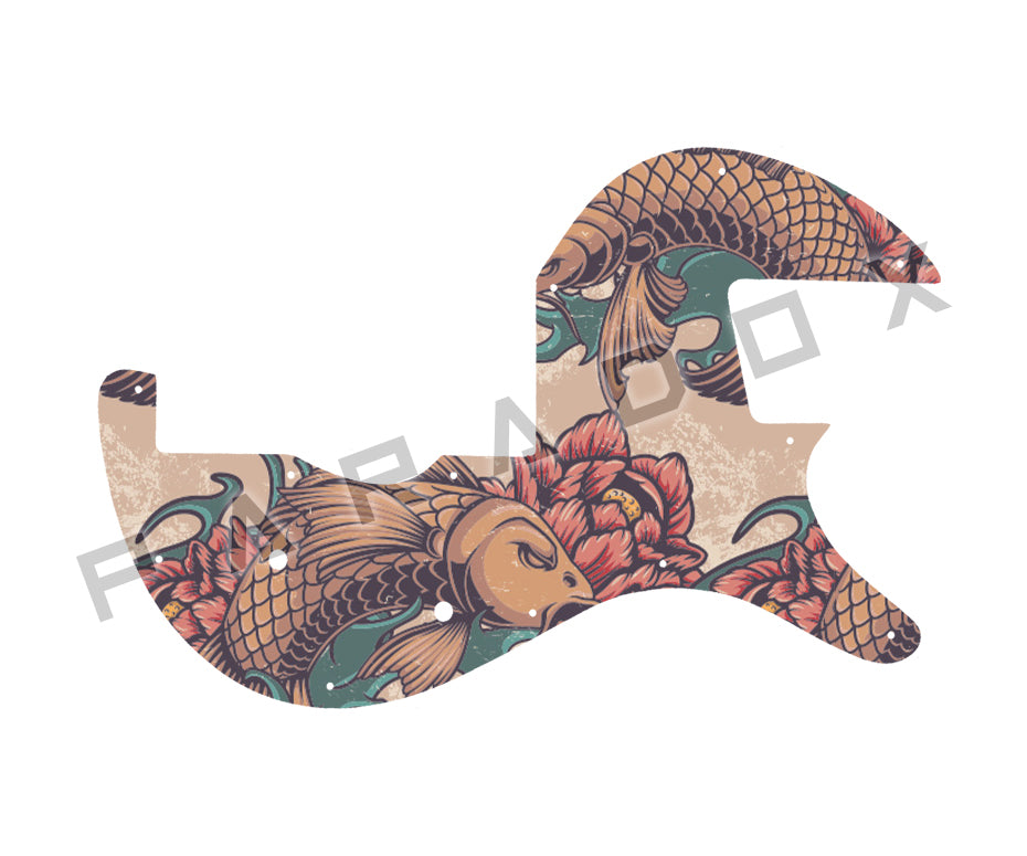 Custom Pickguard For 2006 - 2007 Made in Japan Ibanez SRX 400 CAF Bass