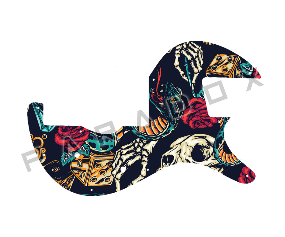 Custom Pickguard For 2006 - 2007 Made in Japan Ibanez SRX 400 CAF Bass