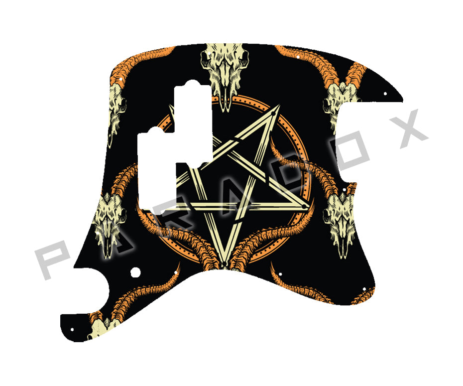 Custom Pickguard For 2010 Ibanez TMB100-WNF Talman 4 String Bass