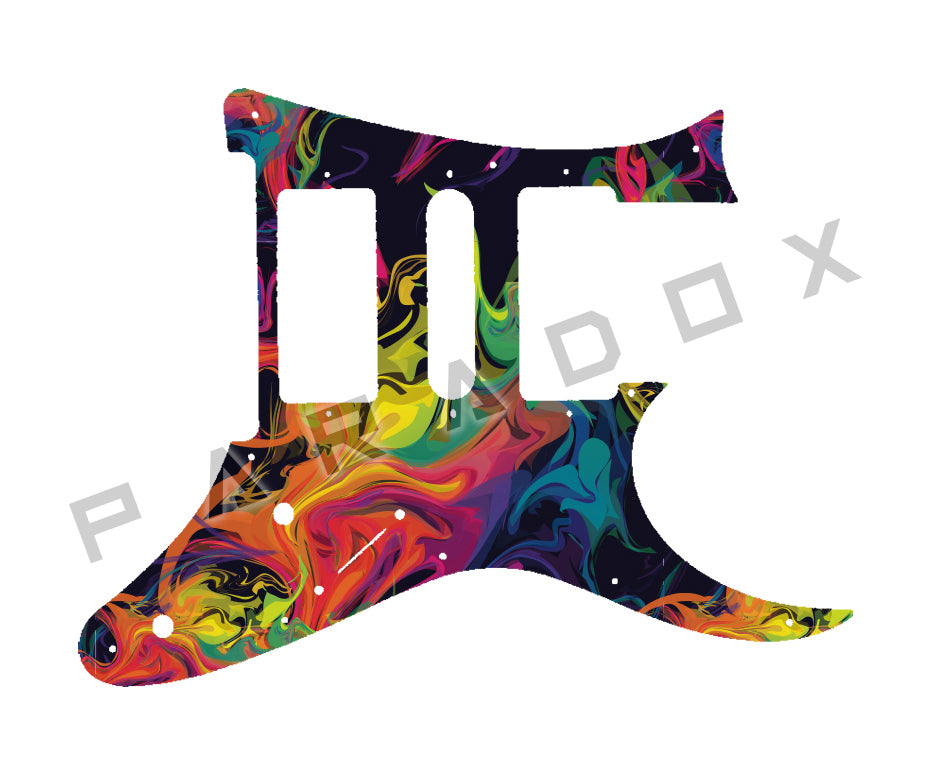 Custom Pickguard For 2015-2017 Made in Indonesia Ibanez UV71P Steve Vai Signature Universe