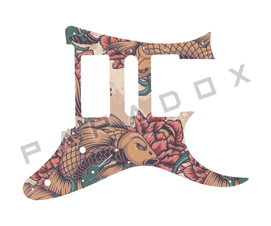 Custom Pickguard For 2015-2017 Made in Indonesia Ibanez UV71P Steve Vai Signature Universe