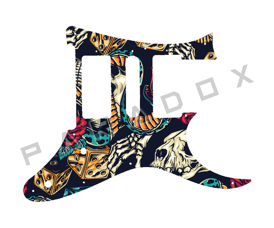 Custom Pickguard For 2015-2017 Made in Indonesia Ibanez UV71P Steve Vai Signature Universe