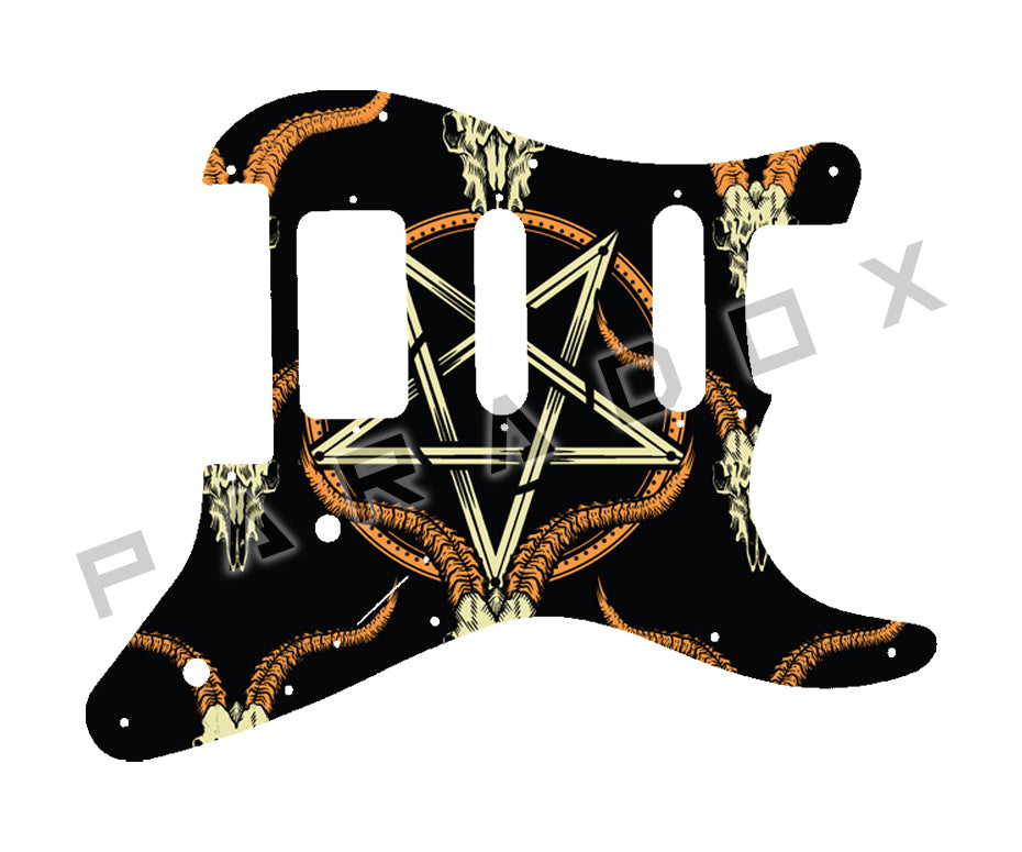 Custom Pickguard For 2009 - 2020 Made in India By Jackson Adrian Smith San Dimas