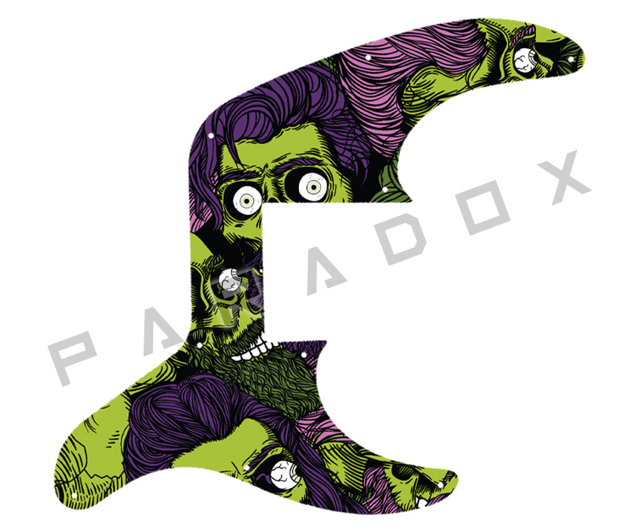 Custom Pickguard For 2016 - 2021 By Jackson X Series CBXNT V 5-String Concert Bass