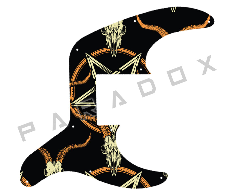 Custom Pickguard For 2016 - 2021 By Jackson X Series CBXNT V 5-String Concert Bass