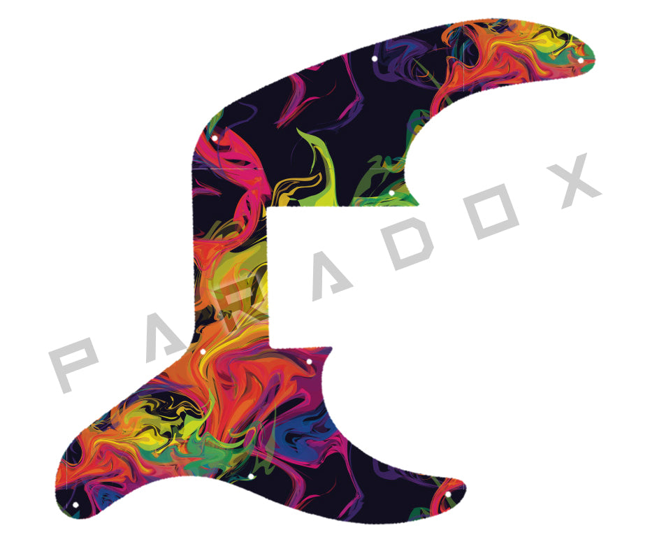 Custom Pickguard For 2016 - 2021 By Jackson X Series CBXNT V 5-String Concert Bass