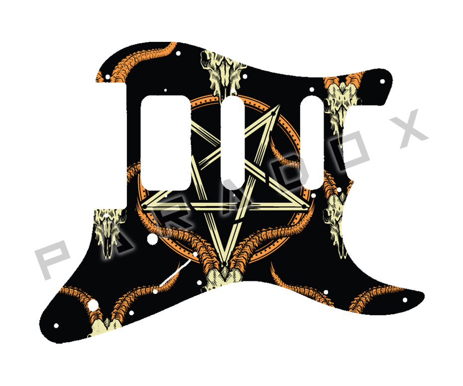 Custom Pickguard For 2013 - 2018 Made in Indonesia Jackson Adrian Smith X Series Signature SDX