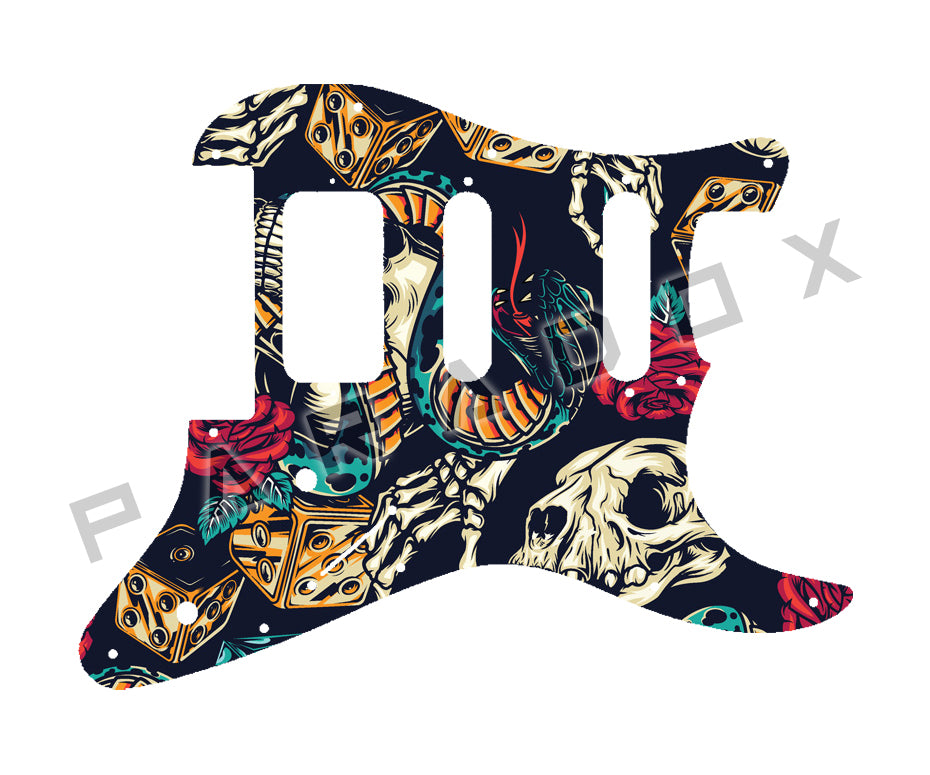 Custom Pickguard For 2013 - 2018 Made in Indonesia Jackson Adrian Smith X Series Signature SDX