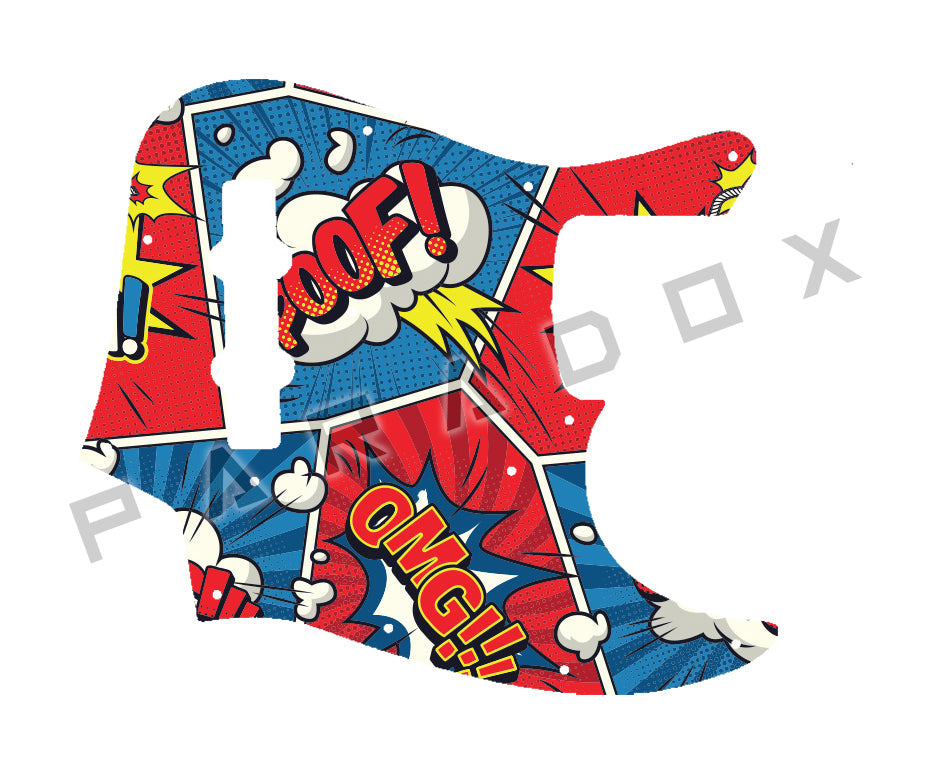 Custom Pickguard For 1985 - 2012 Made in America Fender Vintage Reissue '62 Jazz Bass