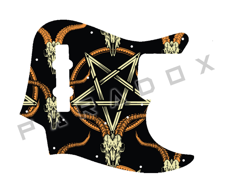Custom Pickguard For 1985 - 2012 Made in America Fender Vintage Reissue '62 Jazz Bass