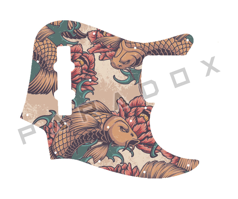 Custom Pickguard For 1985 - 2012 Made in America Fender Vintage Reissue '62 Jazz Bass