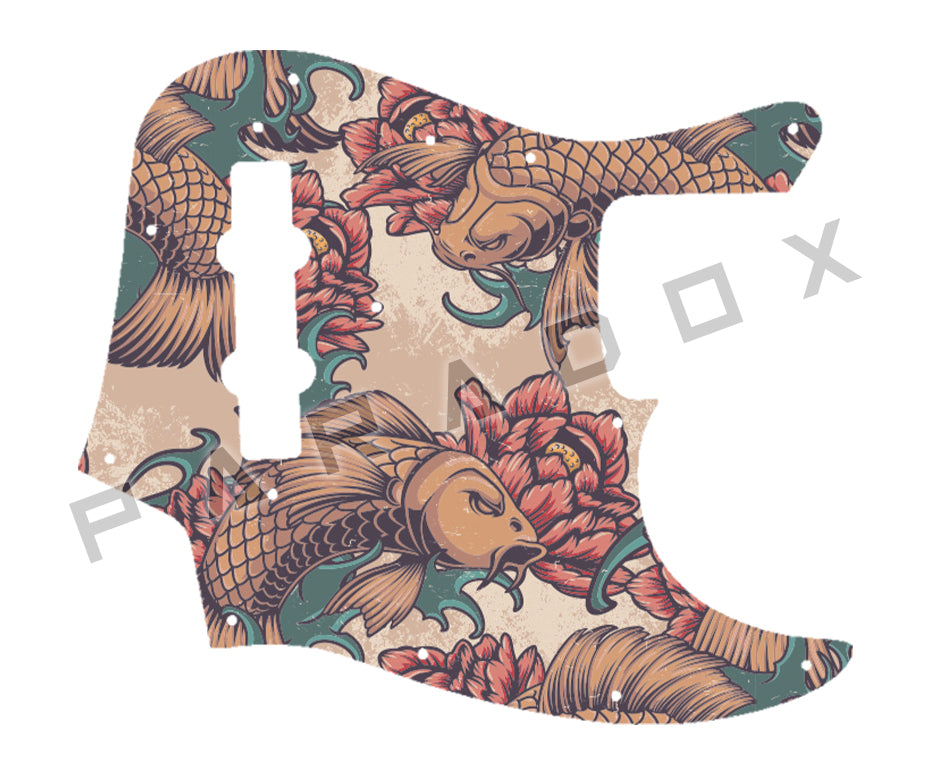 Custom Pickguard For 2018-2020 Made in America Fender American Original 70's Jazz Bass 4-String 20 Fret