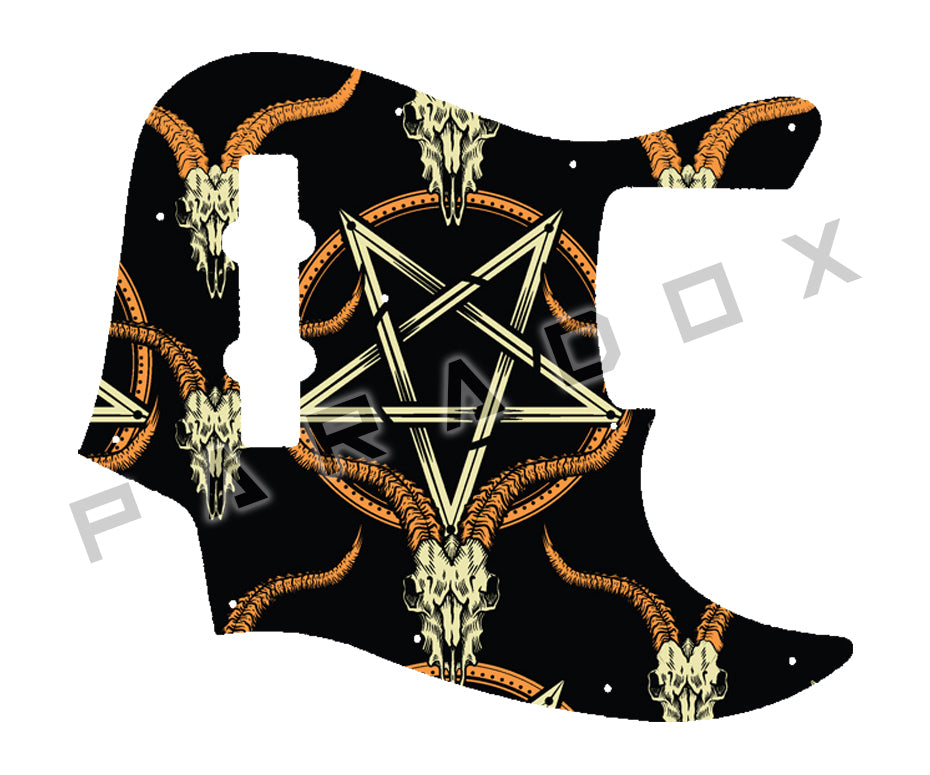 Custom Pickguard For 2010-2012 Made in Japan Fender AJB-V Aerodyne Jazz Bass