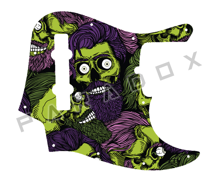 Custom Pickguard For 2017 - 2019 Made in America Fender American Professional 5 String Jazz Bass V