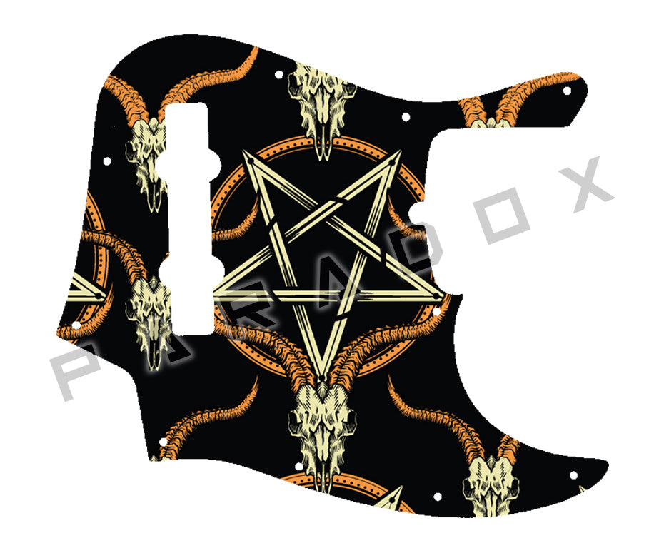 Custom Pickguard For 2017 - 2019 Made in America Fender American Professional 5 String Jazz Bass V