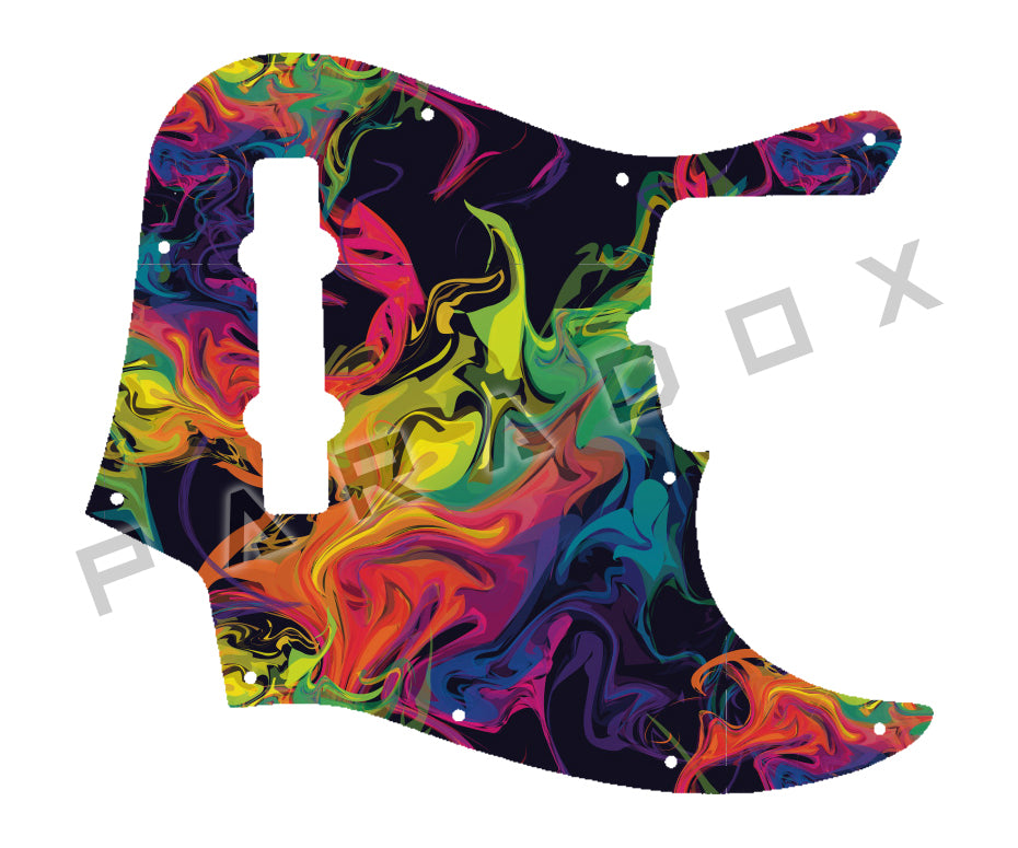 Custom Pickguard For 2017 - 2019 Made in America Fender American Professional 5 String Jazz Bass V