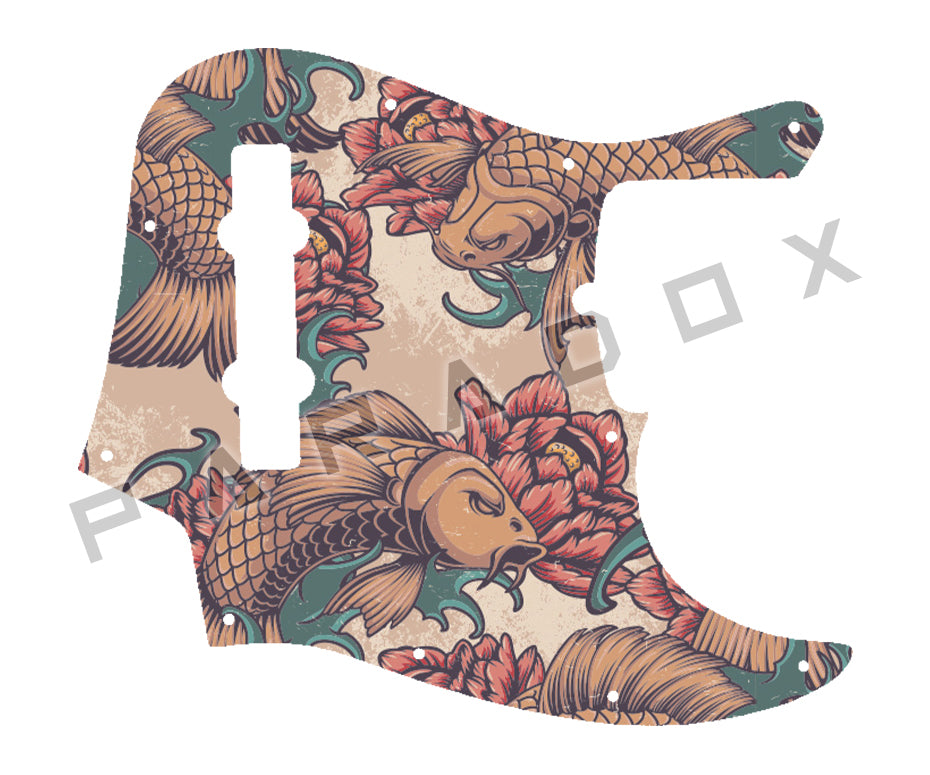 Custom Pickguard For 2017 - 2019 Made in America Fender American Professional 5 String Jazz Bass V
