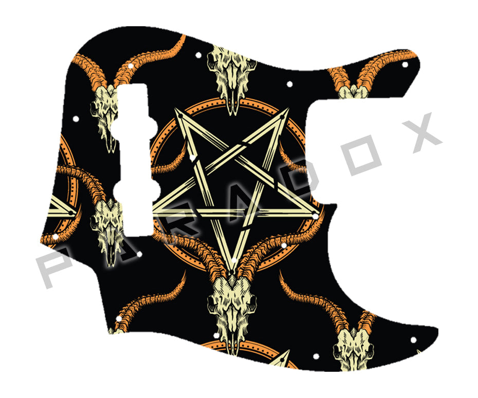 Custom Pickguard For 2016 - 2024 Made in America Fender Flea Artist Series Signature Jazz Bass
