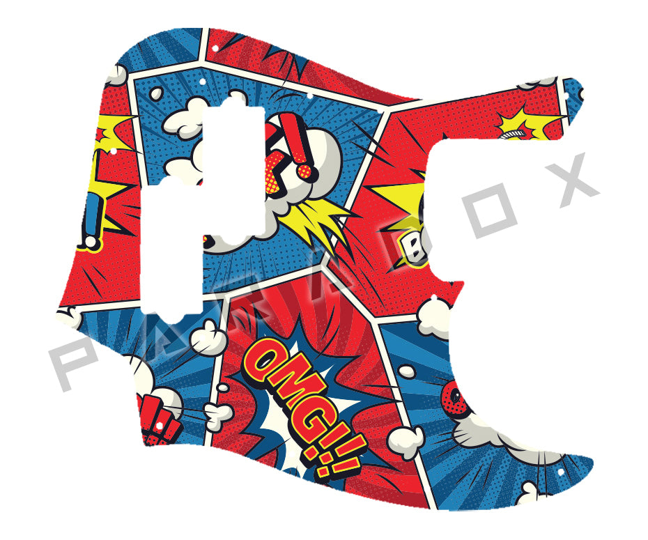 Custom Pickguard For 2014 Made in America Fender American Vintage Hot Rod 70s Jazz Bass